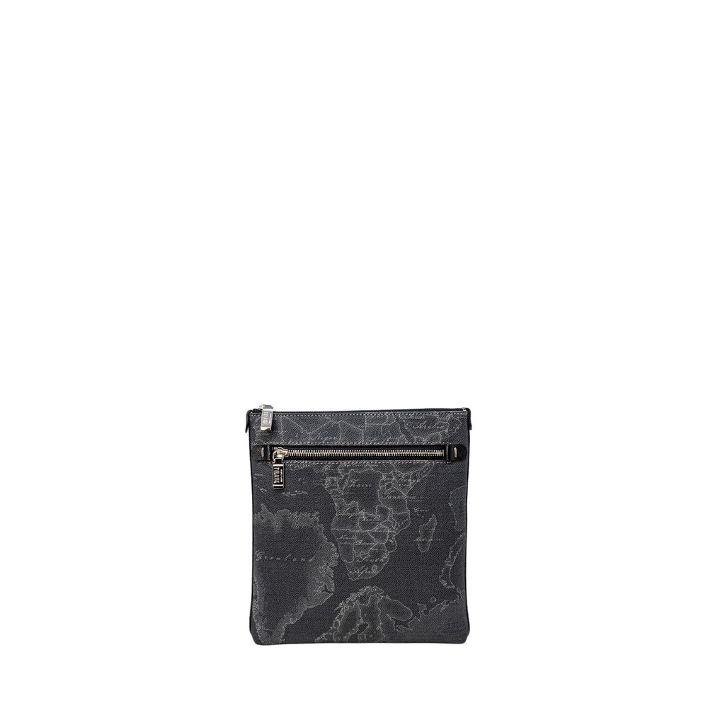 Luxour, Alviero Martini Prima Classe Black Leather Bag, 