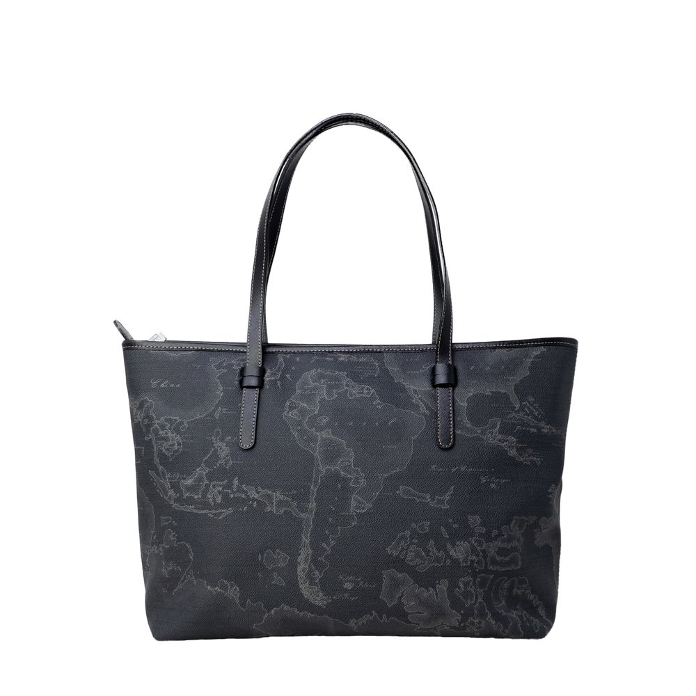 Luxour, Alviero Martini Prima Classe Black Polyester Handbag, 