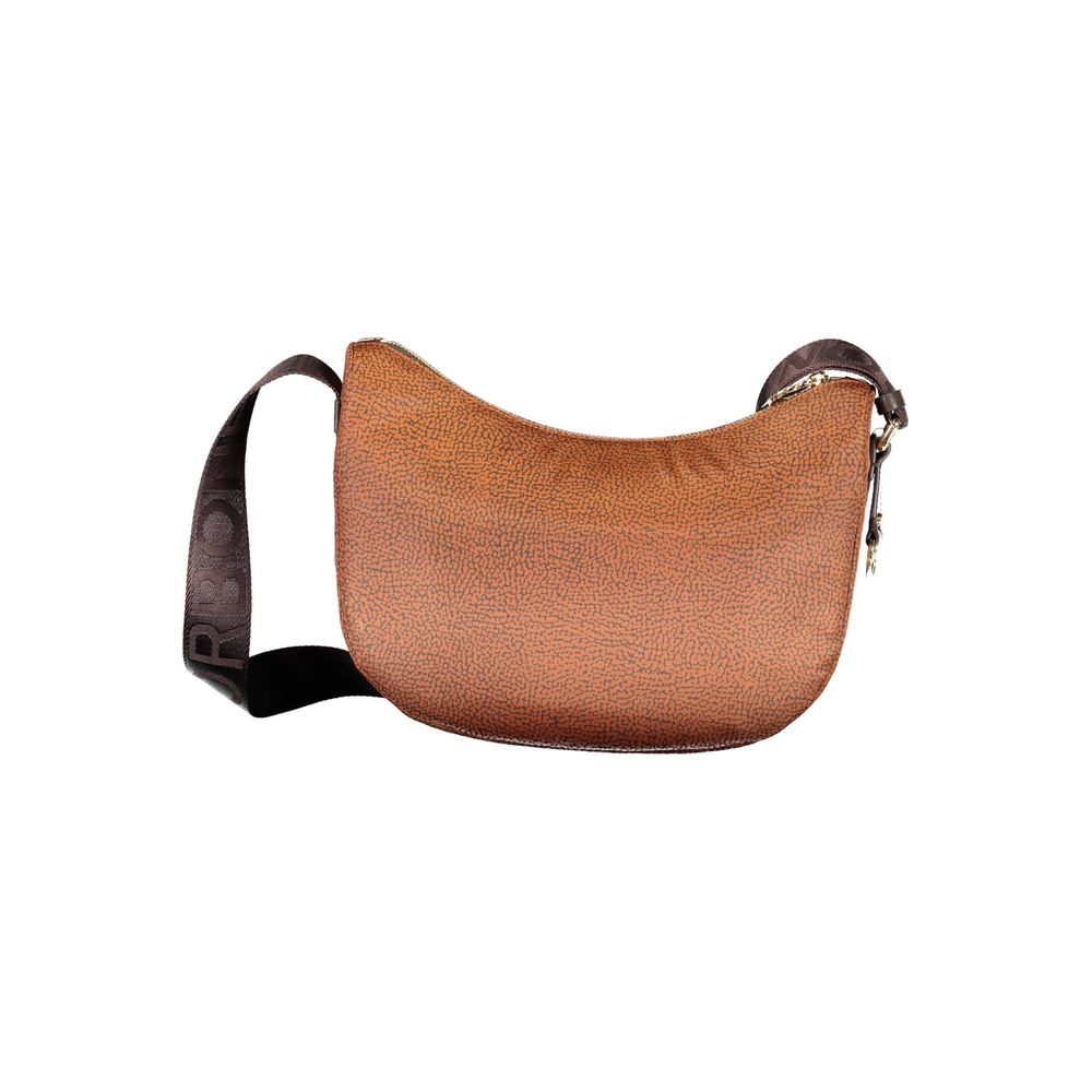 Luxour, Borbonese Brown Polyester Handbag, 