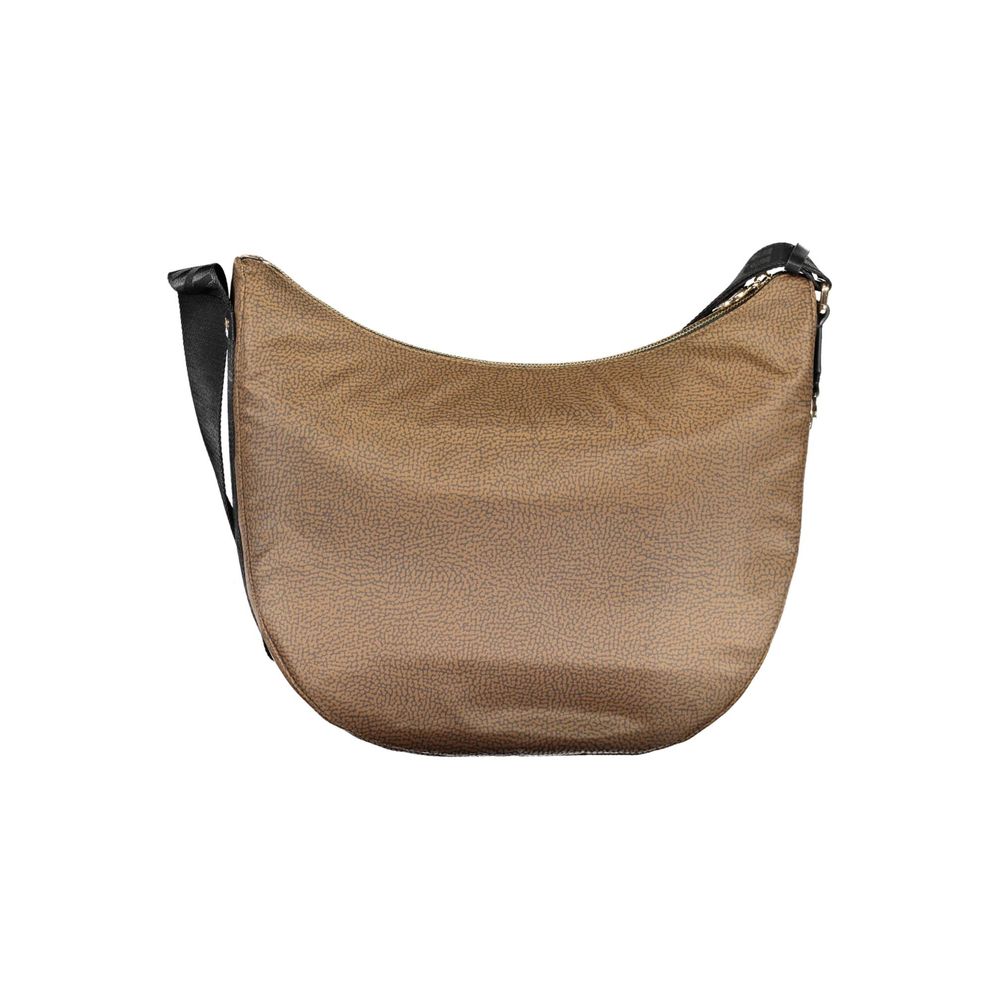 Luxour, Borbonese Brown Polyester Handbag, 