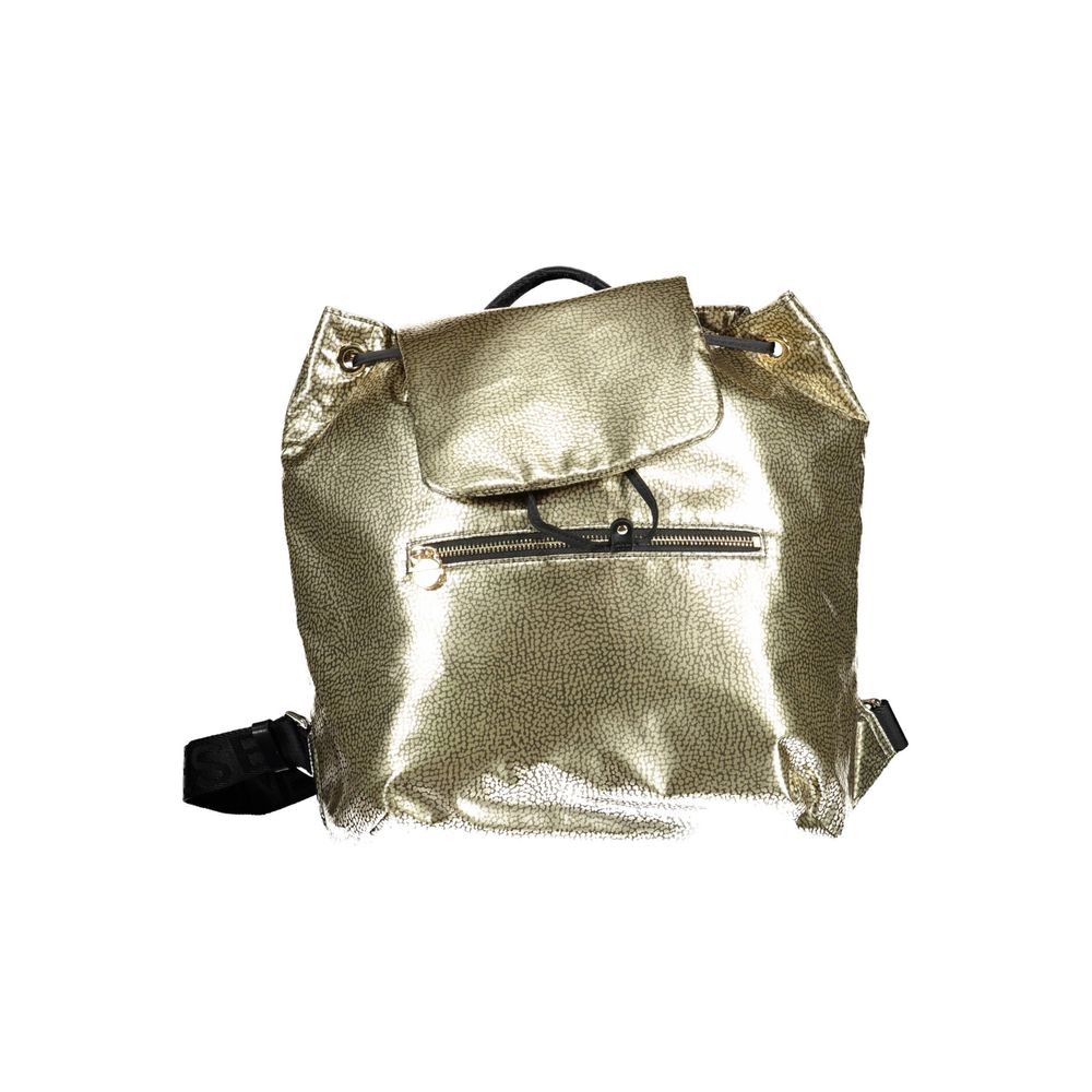 Luxour, Borbonese Gold Polyester Backpack, 