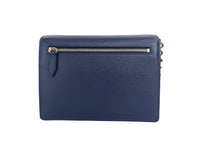 Thumbnail for Luxour, Burberry Macken Small Regency Blue House Check Leather Crossbody Bag, 