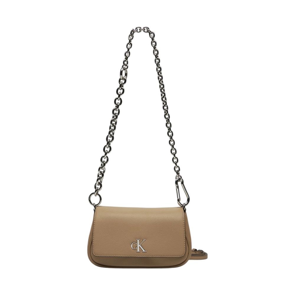 Luxour, Calvin Klein Beige Recycled Polyester Handbag, 