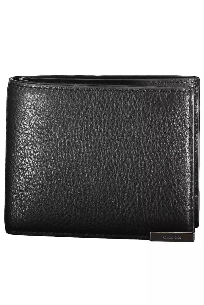 Luxour, Calvin Klein Black Leather Men Wallet, 