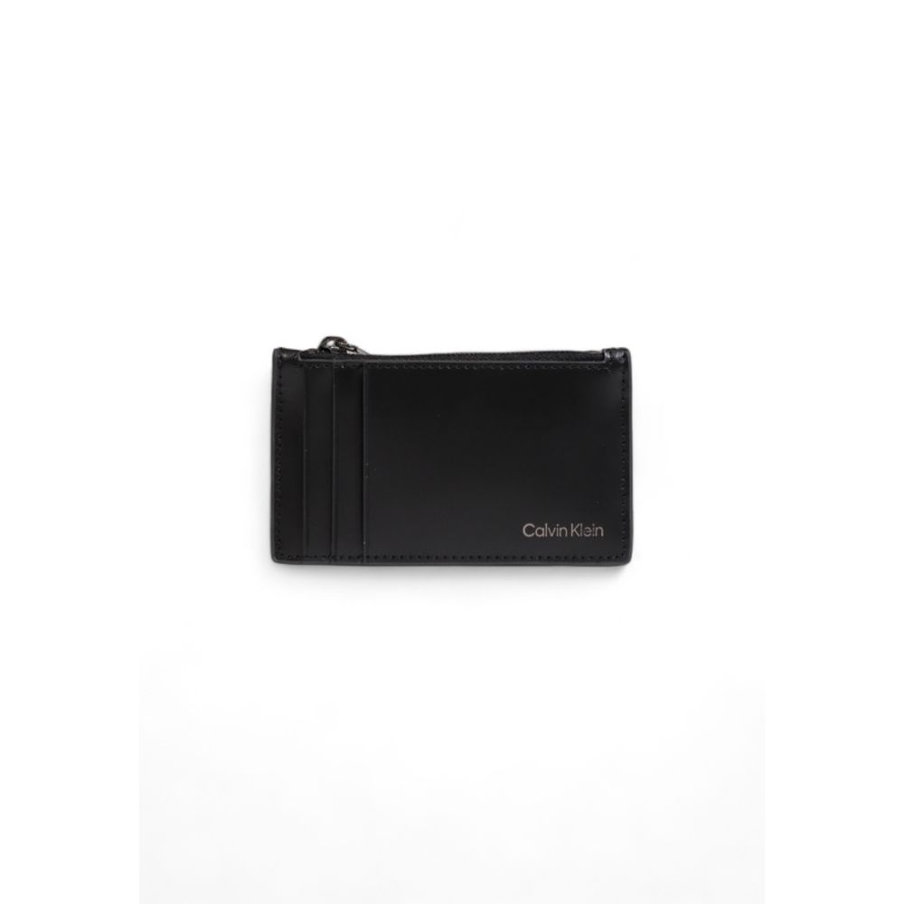 Luxour, Calvin Klein Black Leather Wallet, 