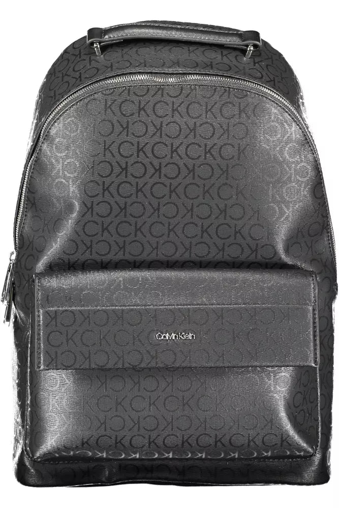 Calvin Klein Black Polyester Men Backpack - Luxour