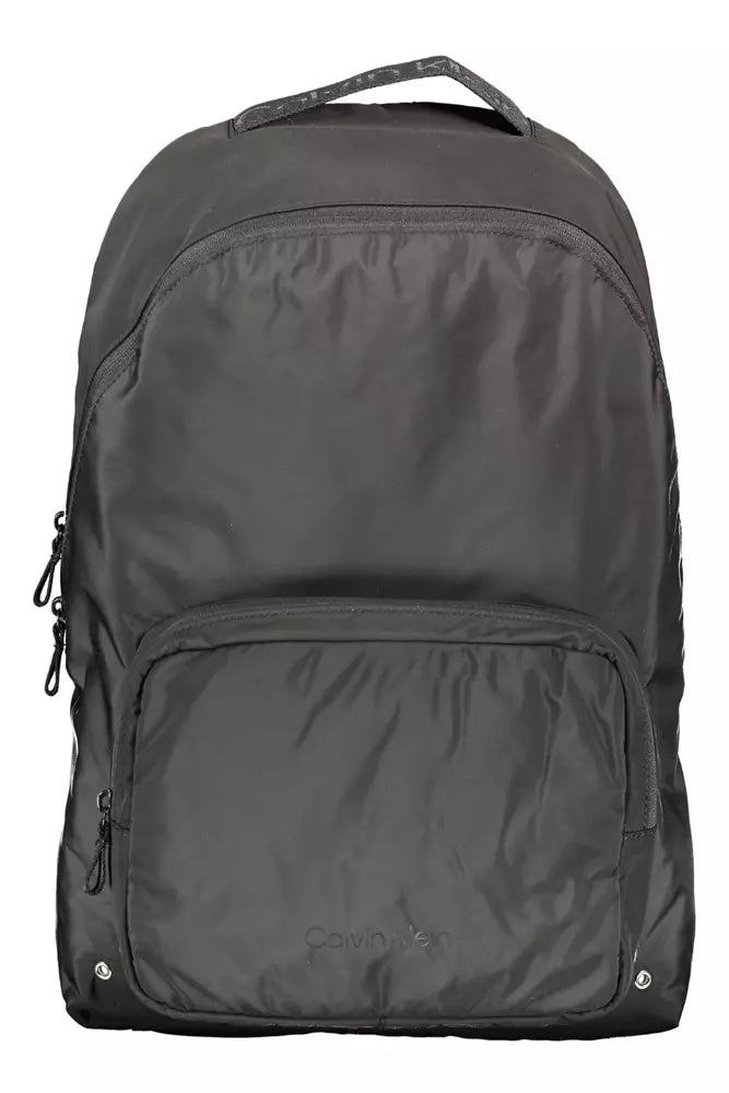 Calvin Klein Black Polyester Men Backpack - Luxour