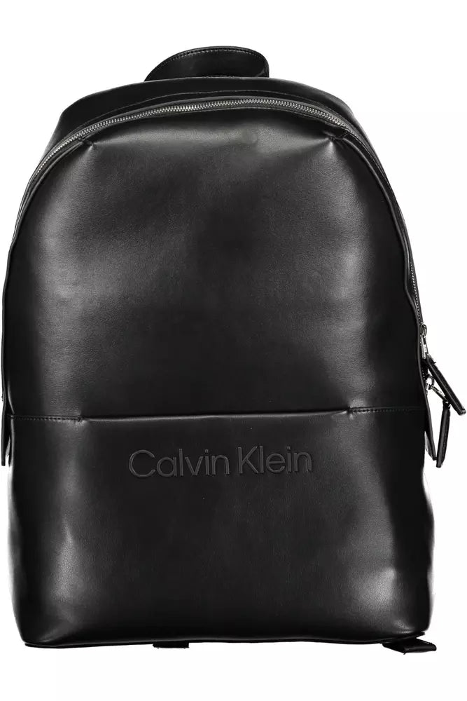 Calvin Klein Black Polyester Men Backpack - Luxour