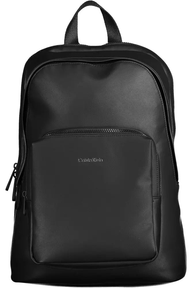 Calvin Klein Black Polyester Men Backpack - Luxour