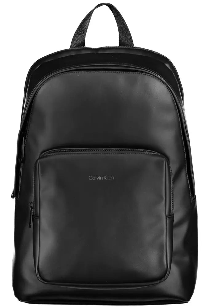 Calvin Klein Black Polyester Men Backpack - Luxour