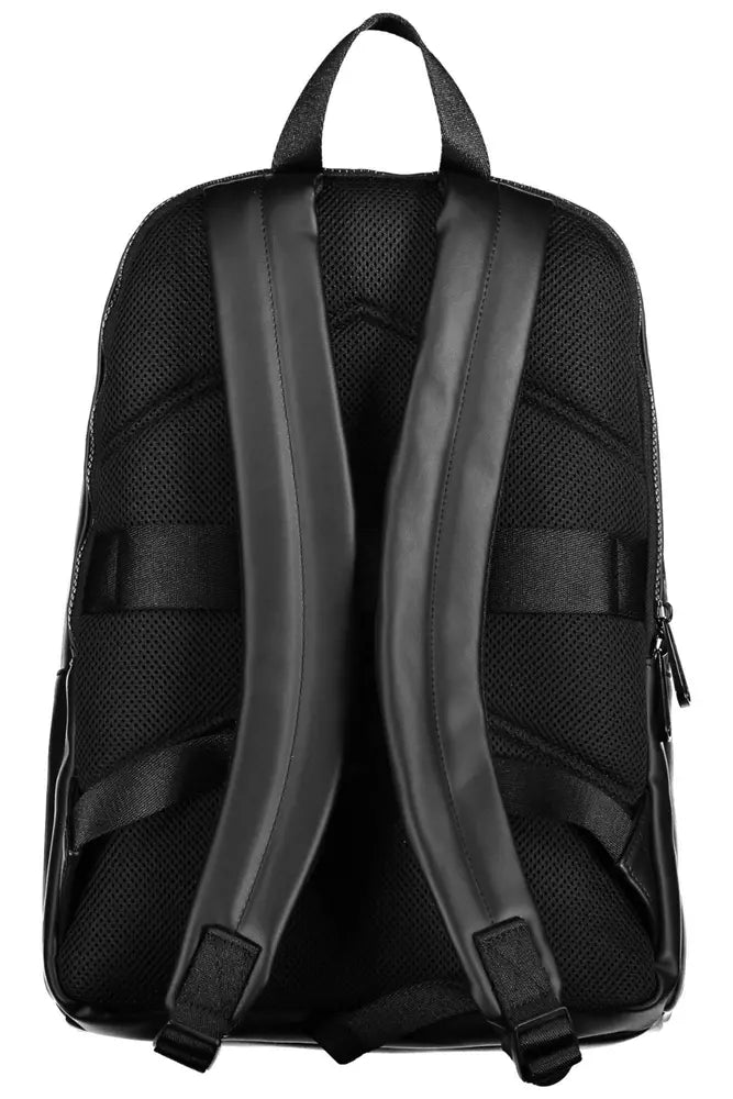 Calvin Klein Black Polyester Men Backpack - Luxour