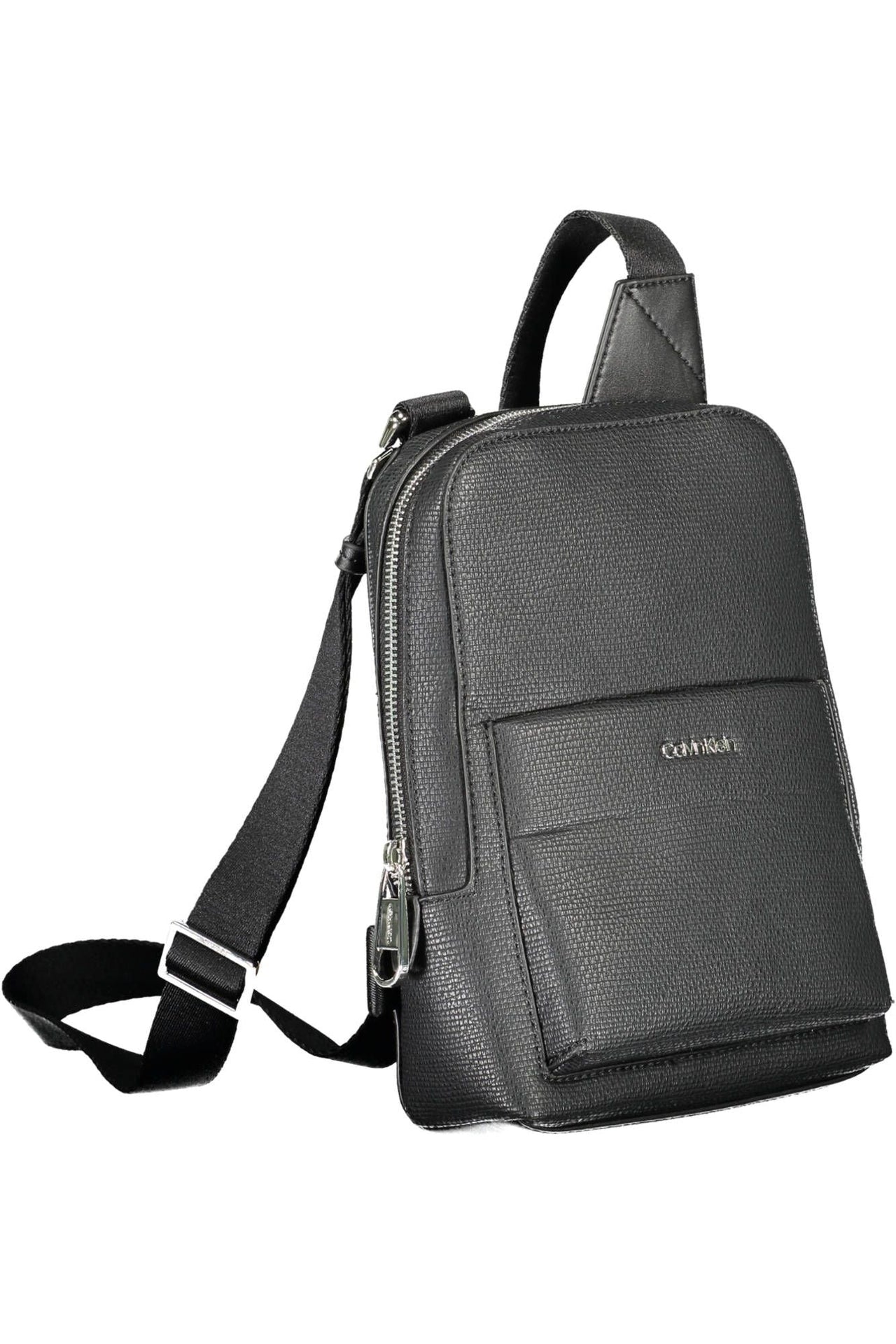 Calvin Klein Black Polyester Men Shoulder Bag - Luxour