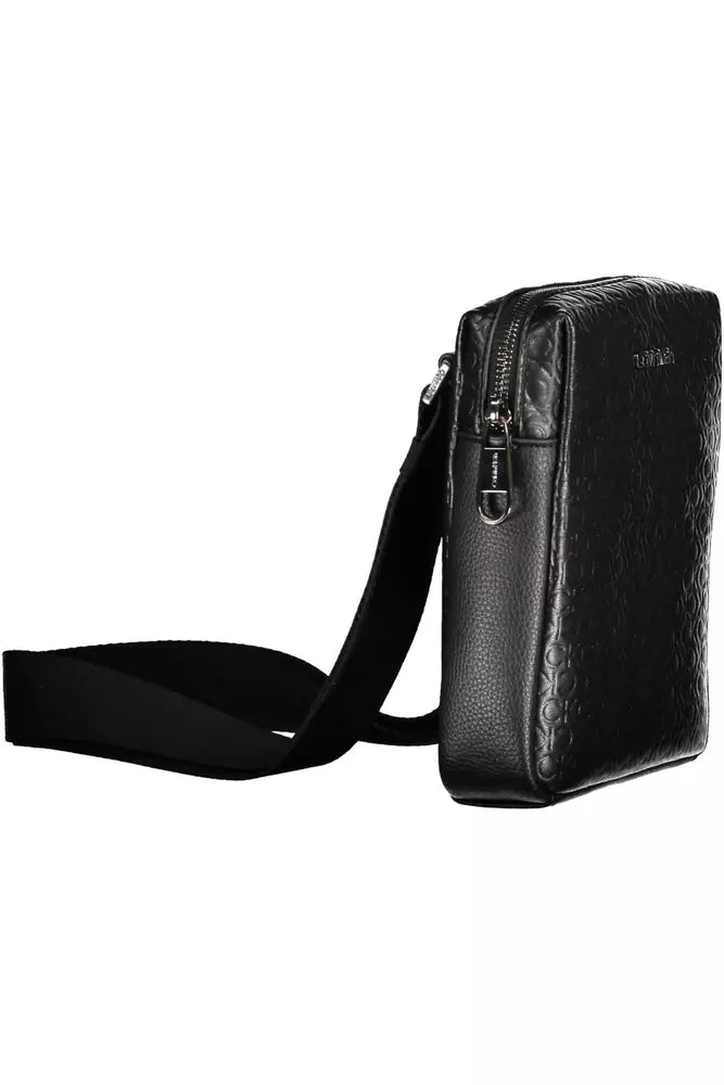 Calvin Klein Black Polyester Men Shoulder Bag - Luxour