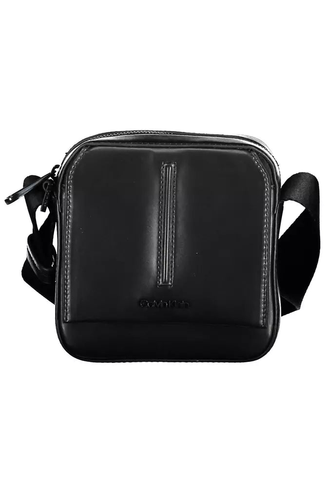 Calvin Klein Black Polyester Men Shoulder Bag - Luxour