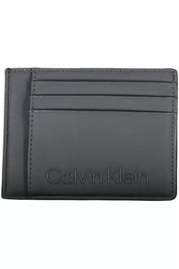 Thumbnail for Calvin Klein Black Polyester Men Wallet - Luxour