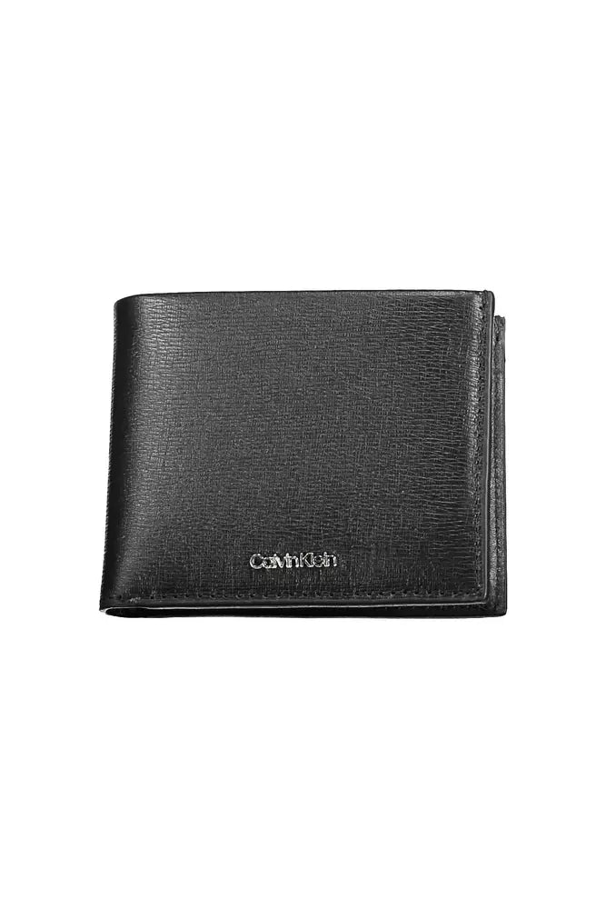 Calvin Klein Black Polyester Men Wallet - Luxour