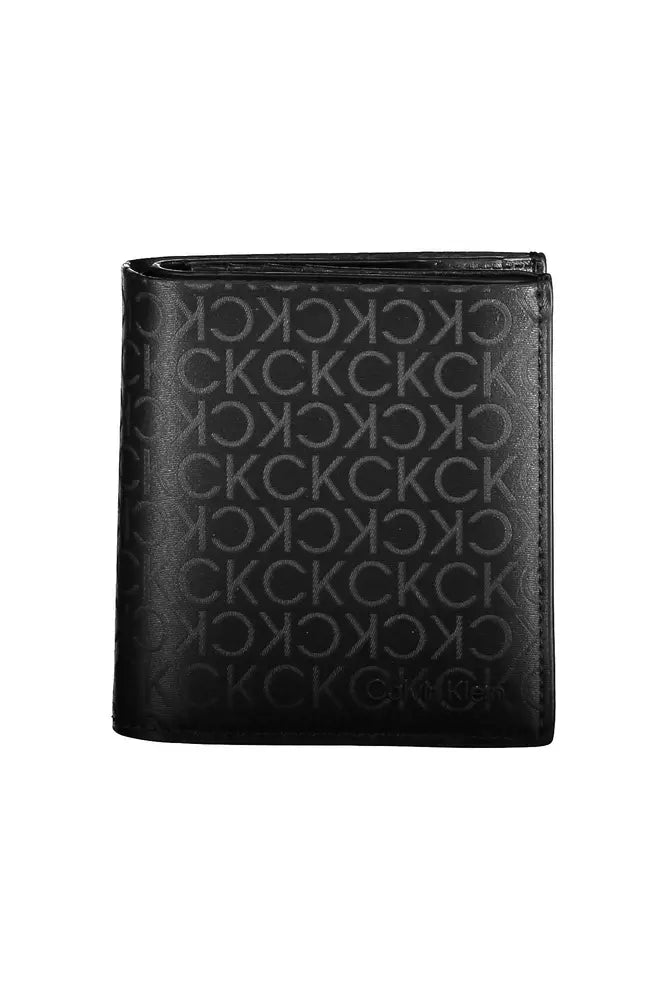 Calvin Klein Black Polyester Men Wallet - Luxour