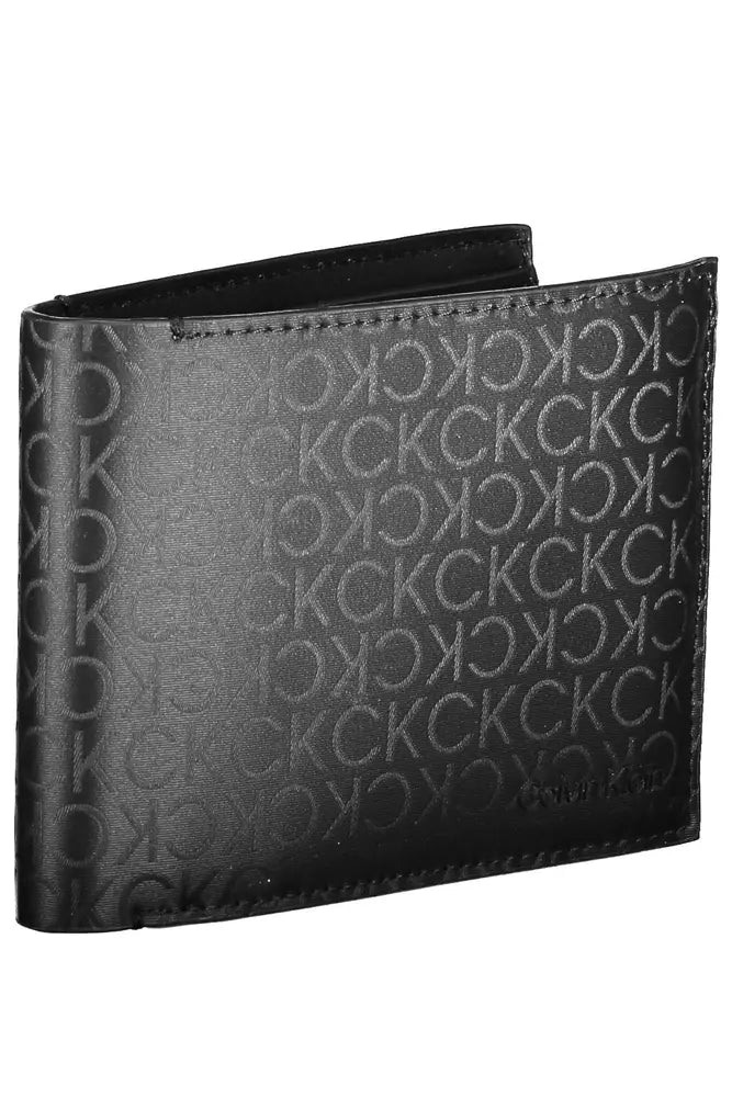 Calvin Klein Black Polyester Men Wallet - Luxour