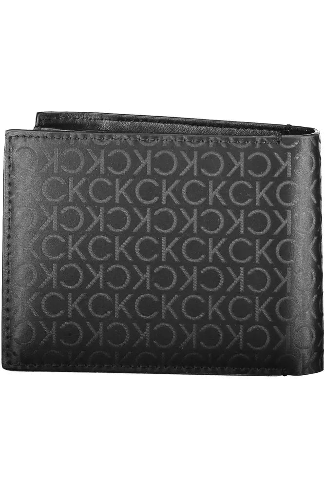 Calvin Klein Black Polyester Men Wallet - Luxour