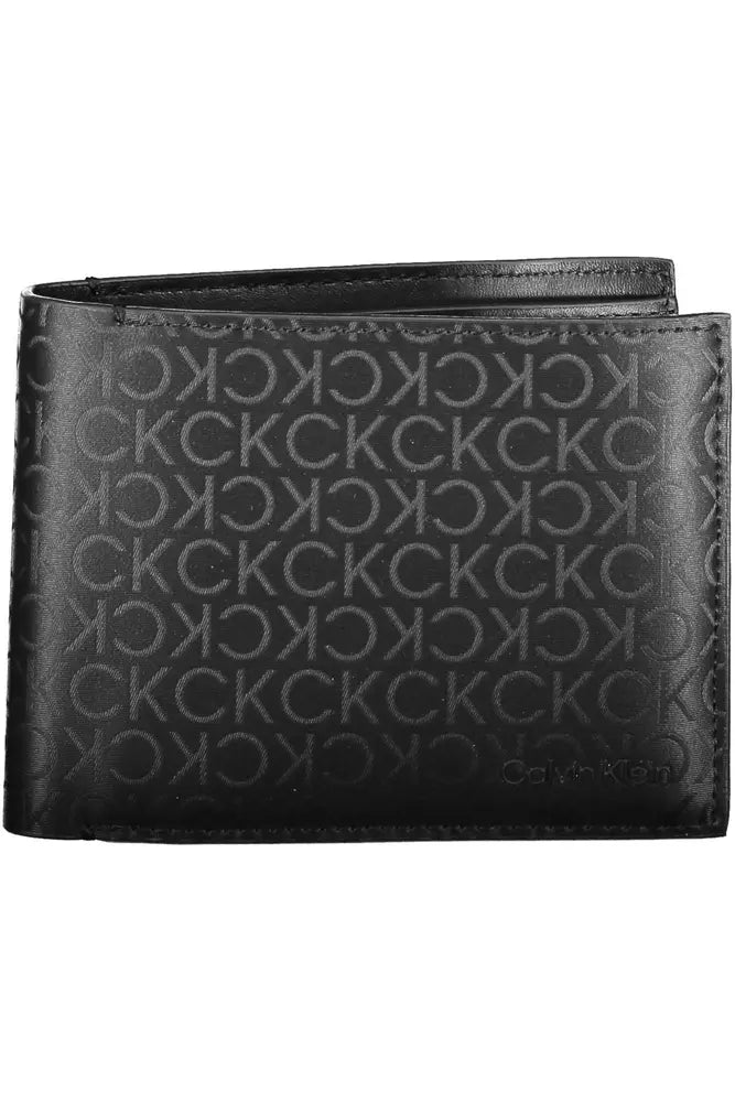 Calvin Klein Black Polyester Men Wallet - Luxour