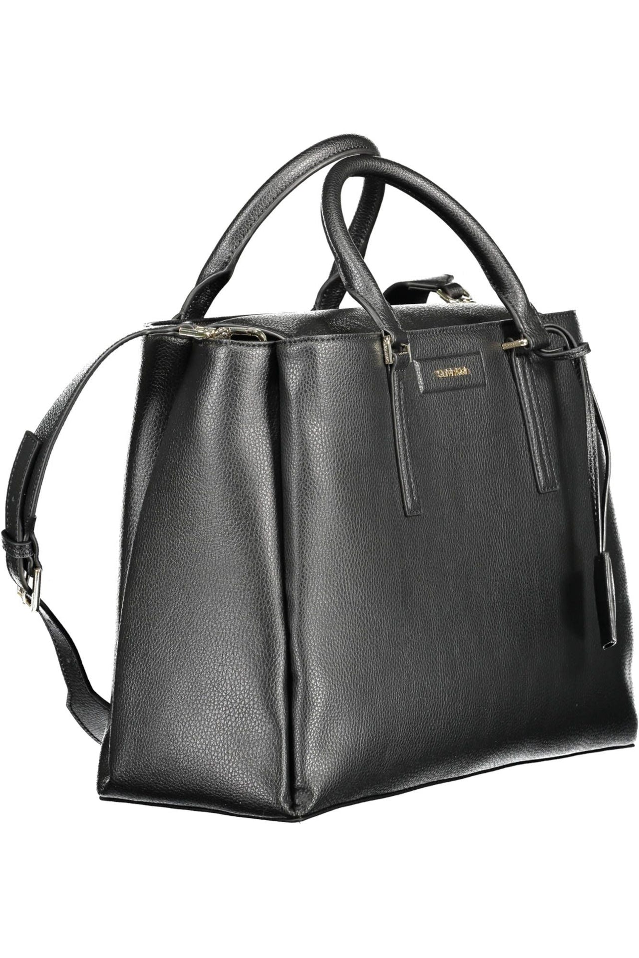 Calvin Klein Black Polyester Women Handbag - Luxour