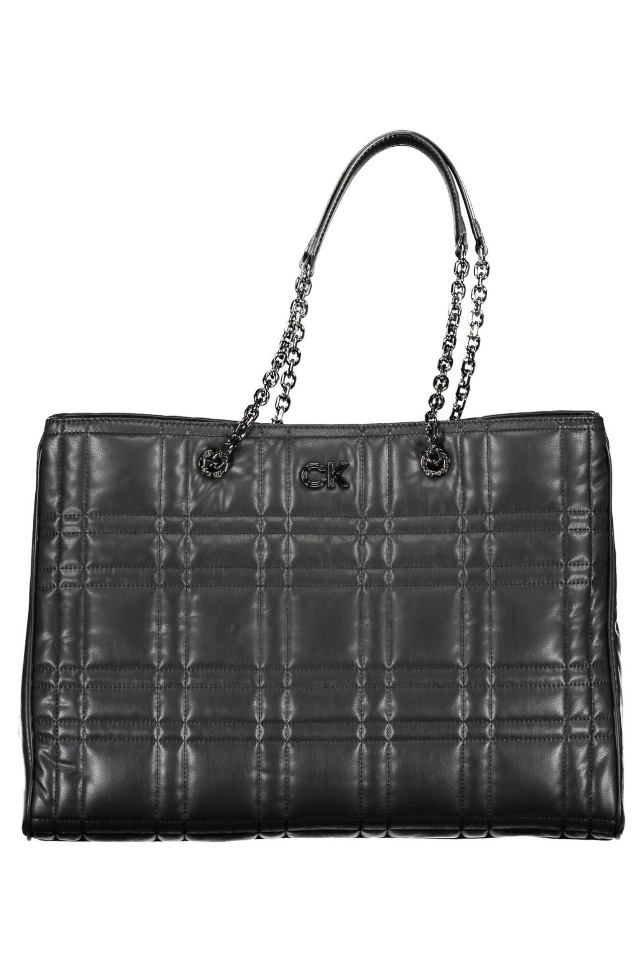 Calvin Klein Black Polyester Women Handbag - Luxour