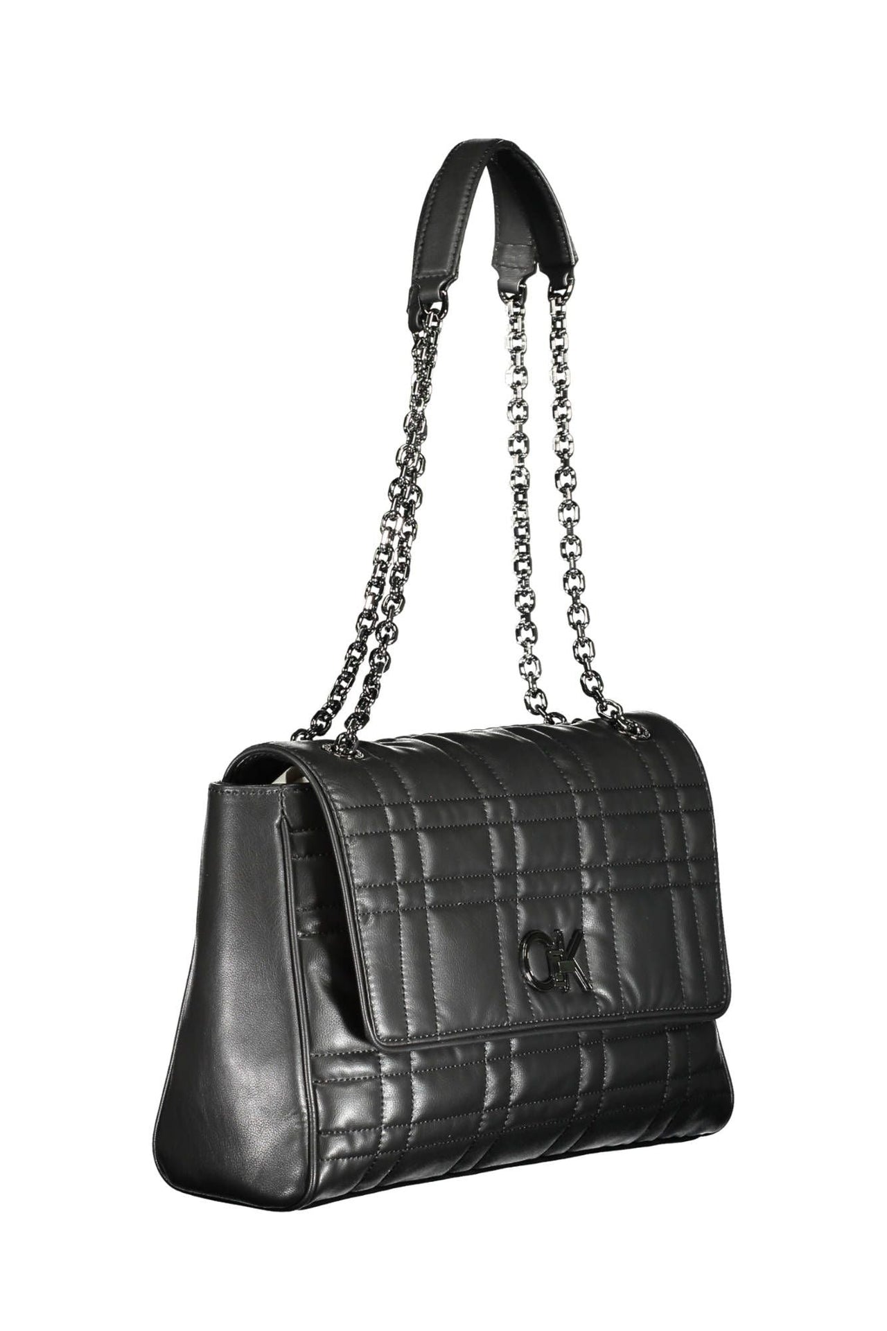 Calvin Klein Black Polyester Women Handbag - Luxour