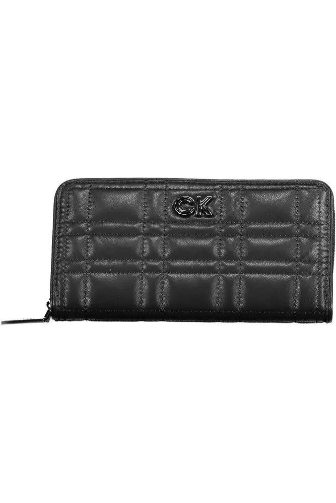 Calvin Klein Black Polyester Women Wallet - Luxour