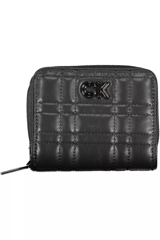 Calvin Klein Black Polyester Women Wallet - Luxour