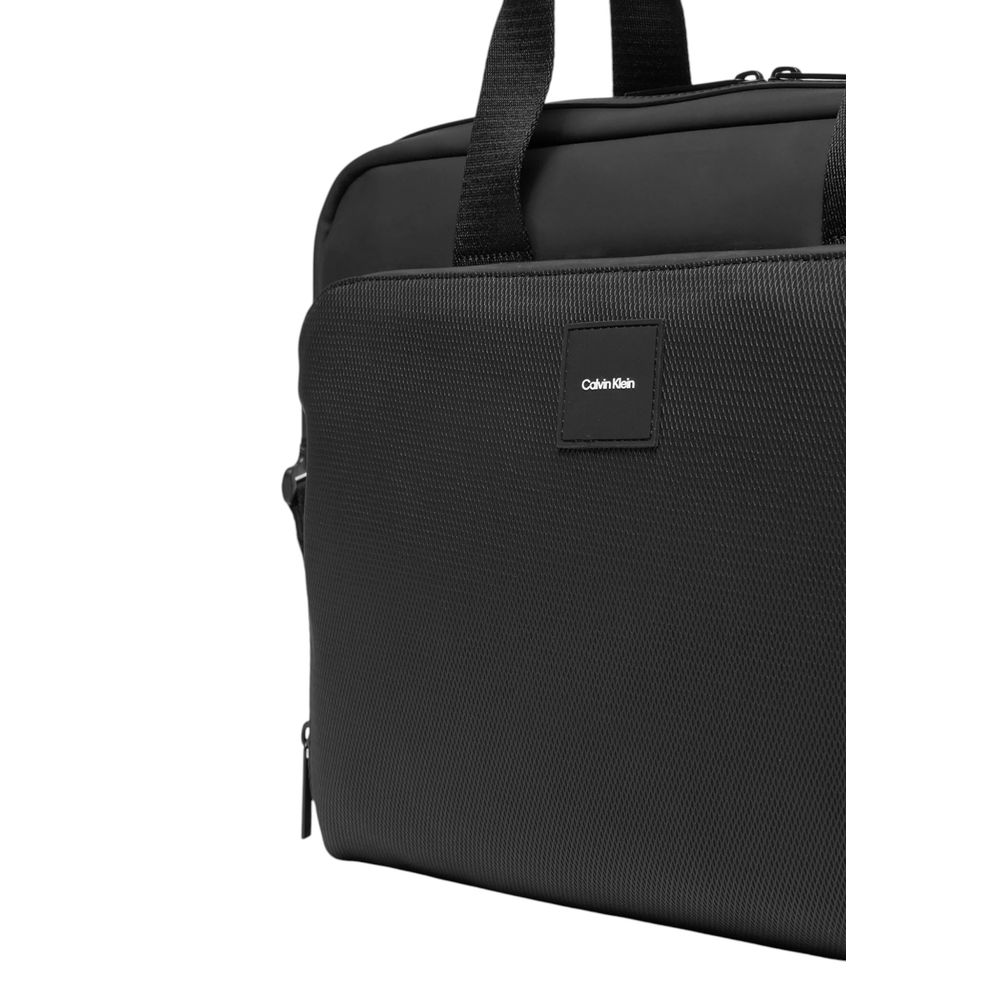 Calvin Klein Black Polyethylene Bag - Luxour