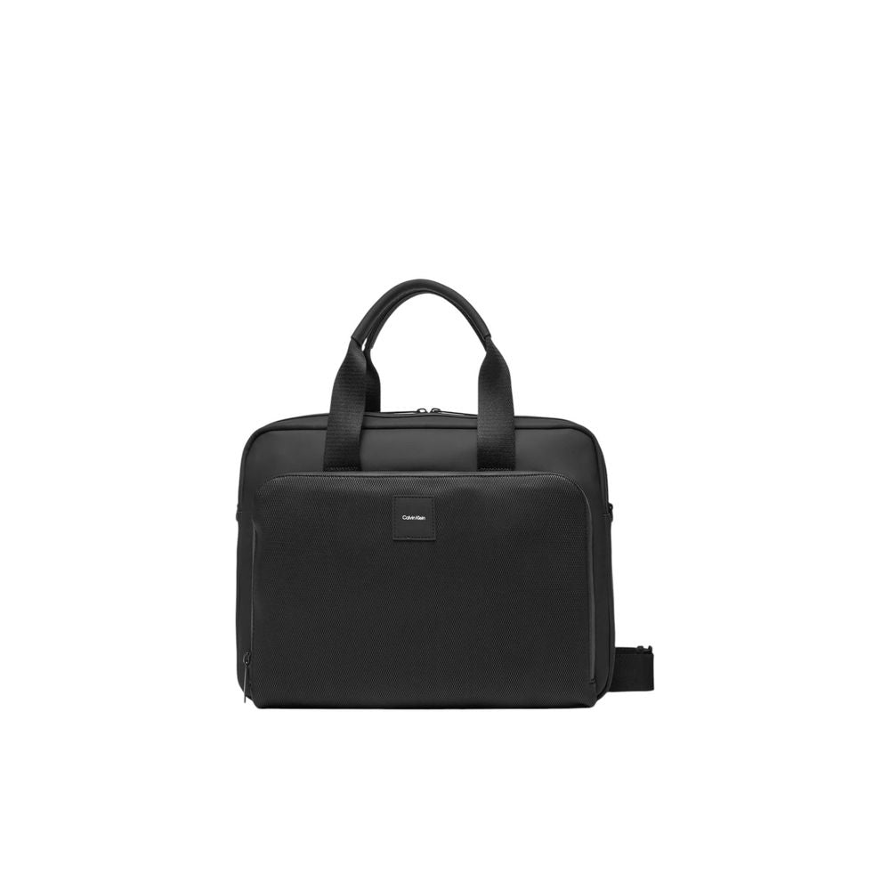 Calvin Klein Black Polyethylene Bag - Luxour