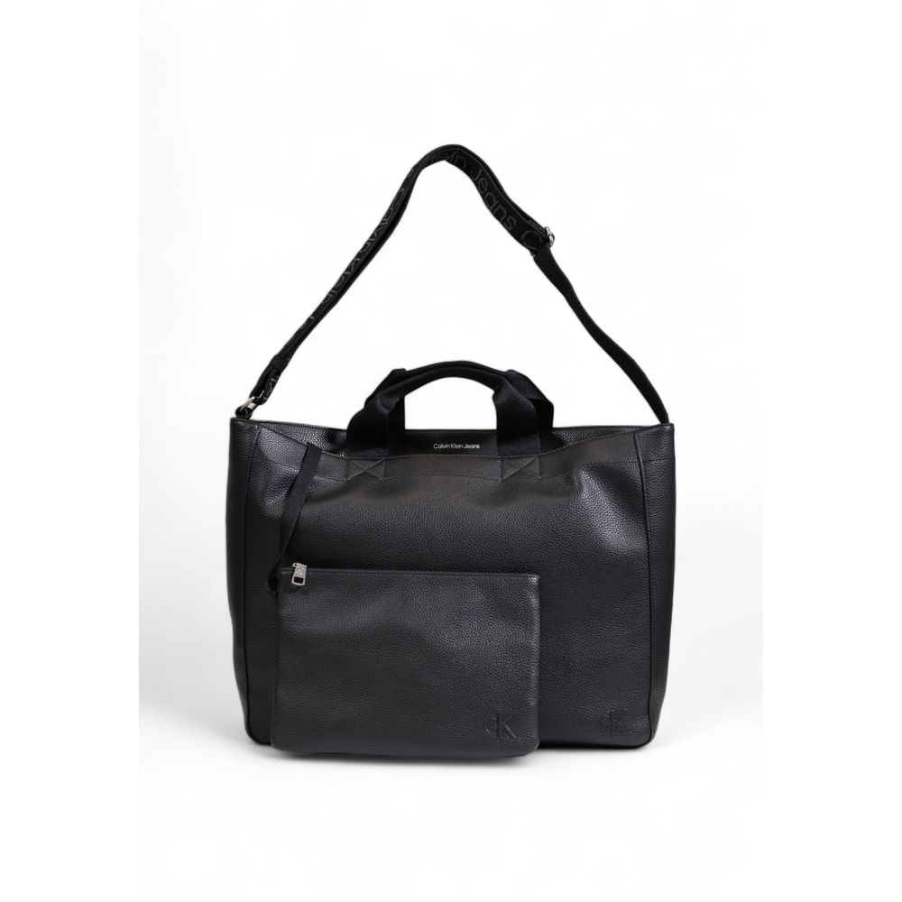 Calvin Klein Black Polyethylene Handbag - Luxour