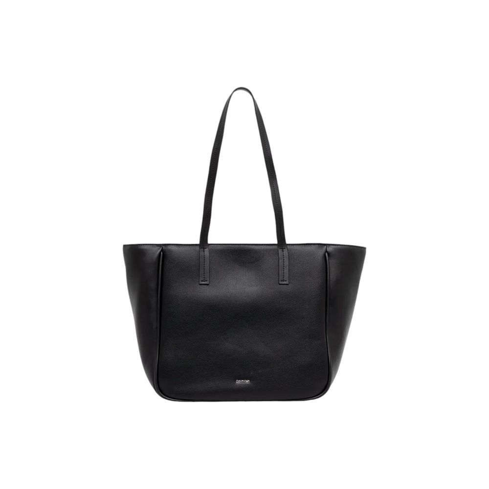 Calvin Klein Black Polyethylene Handbag - Luxour