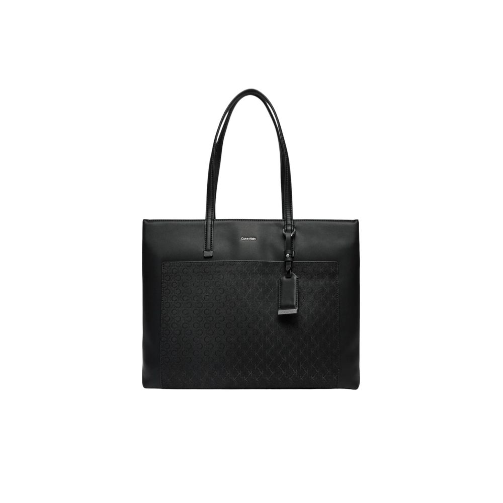 Calvin Klein Black Polyethylene Handbag - Luxour