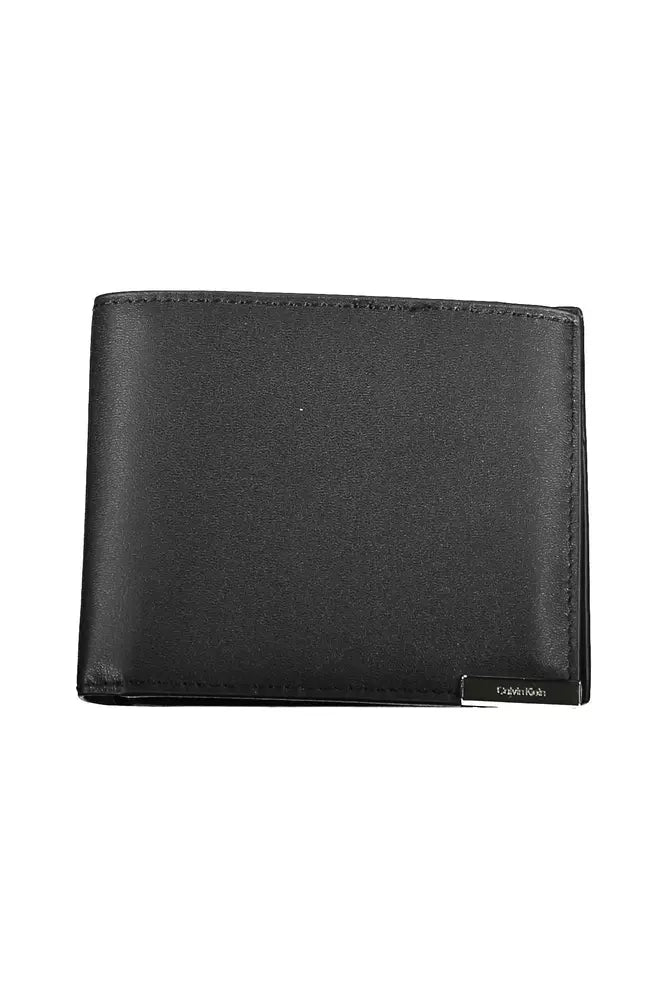 Calvin Klein Black Polyethylene Men Wallet - Luxour