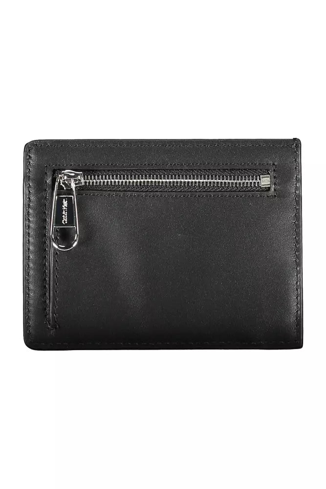 Luxour, Calvin Klein Black Polyethylene Men Wallet, 