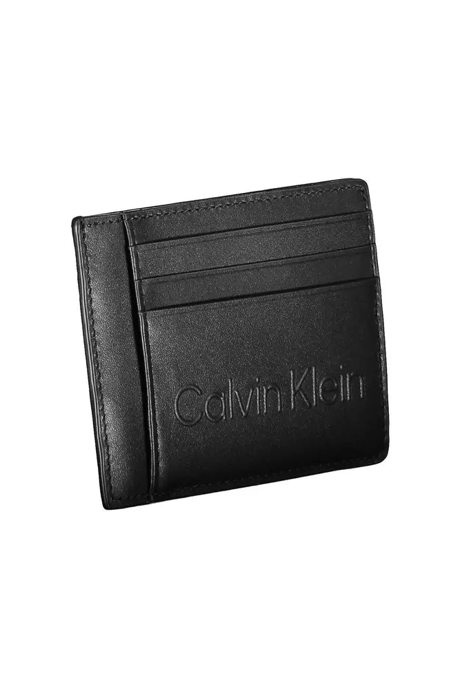 Luxour, Calvin Klein Black Polyethylene Men Wallet, 