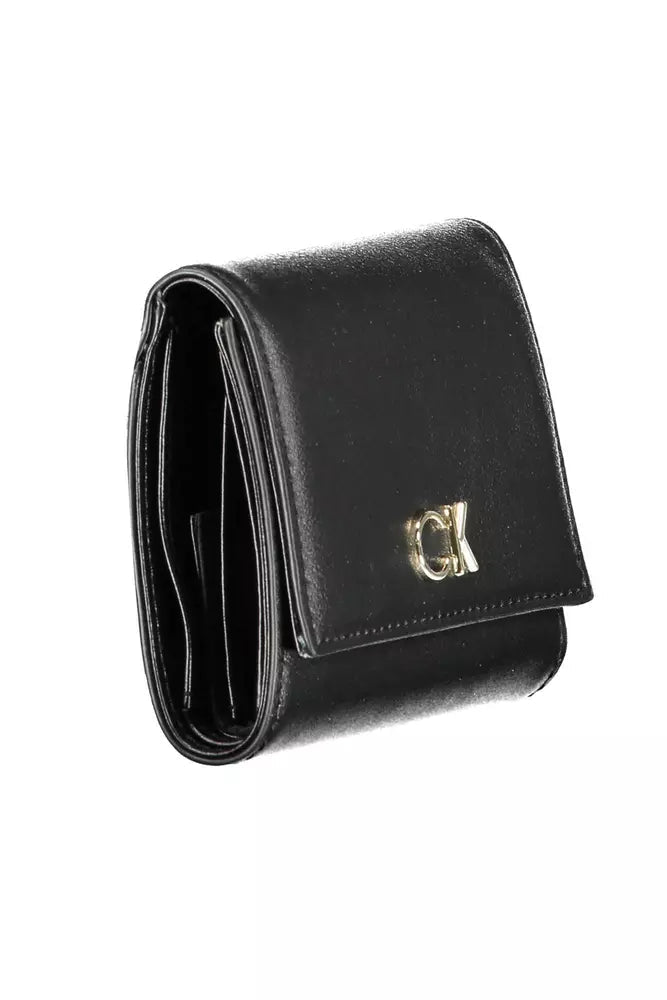 Calvin Klein Black Polyethylene Women Wallet - Luxour