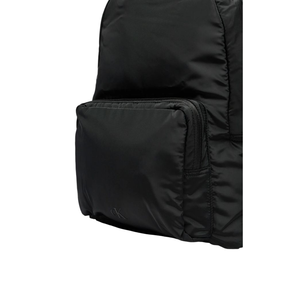 Calvin Klein Black Recycled Polyester Backpack - Luxour