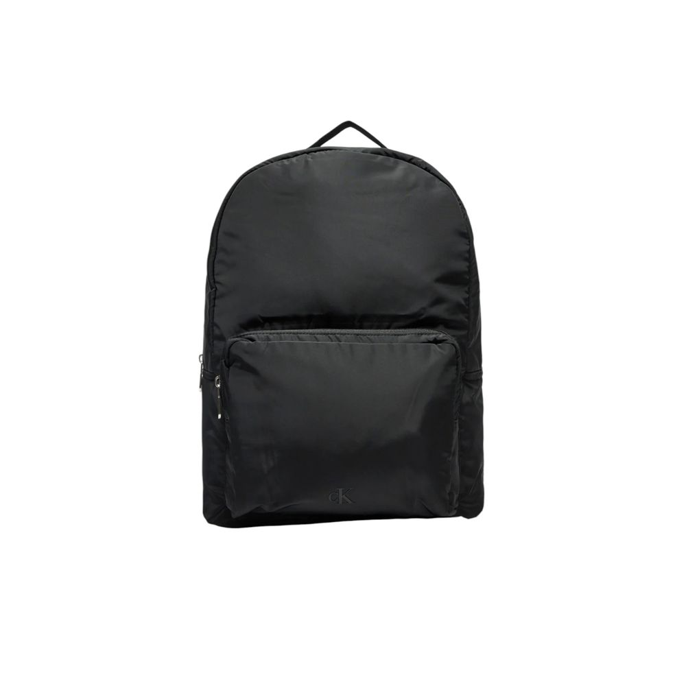 Calvin Klein Black Recycled Polyester Backpack - Luxour