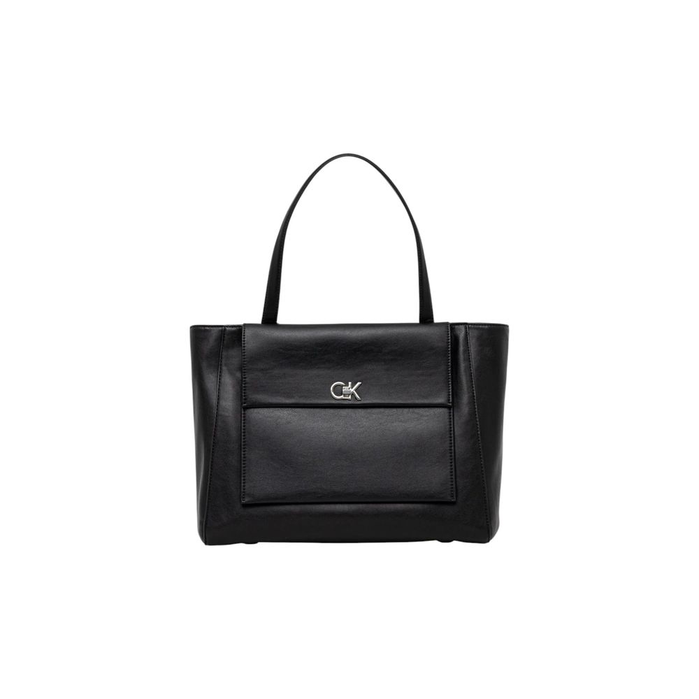 Calvin Klein Black Recycled Polyester Handbag - Luxour