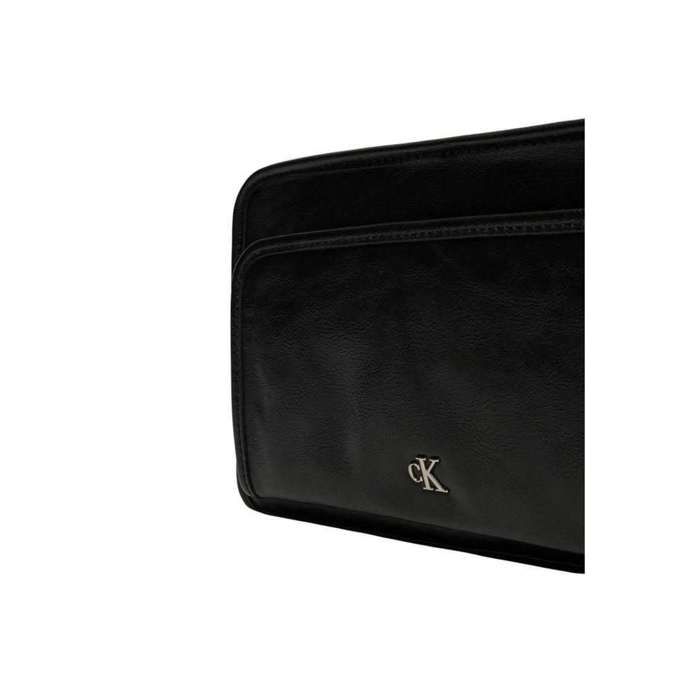 Calvin Klein Black Recycled Polyester Handbag - Luxour