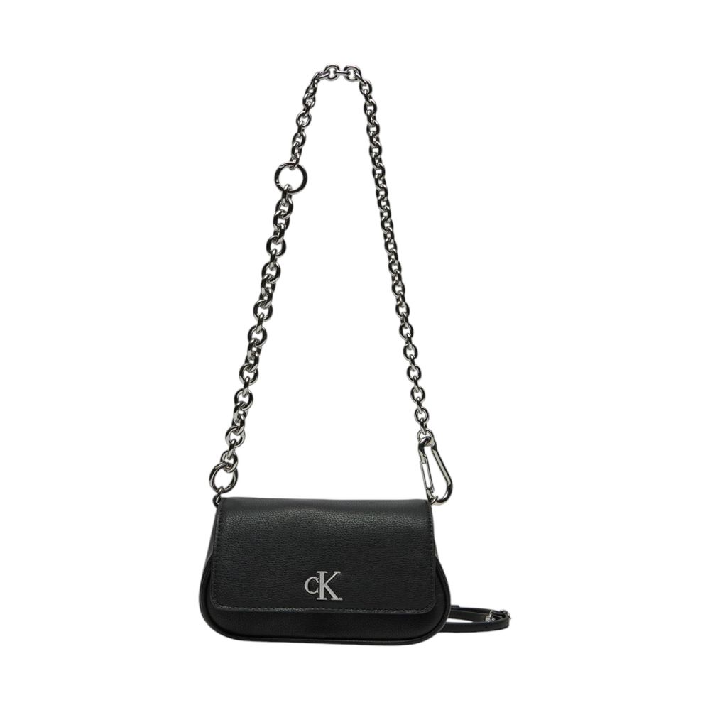 Calvin Klein Black Recycled Polyester Handbag - Luxour