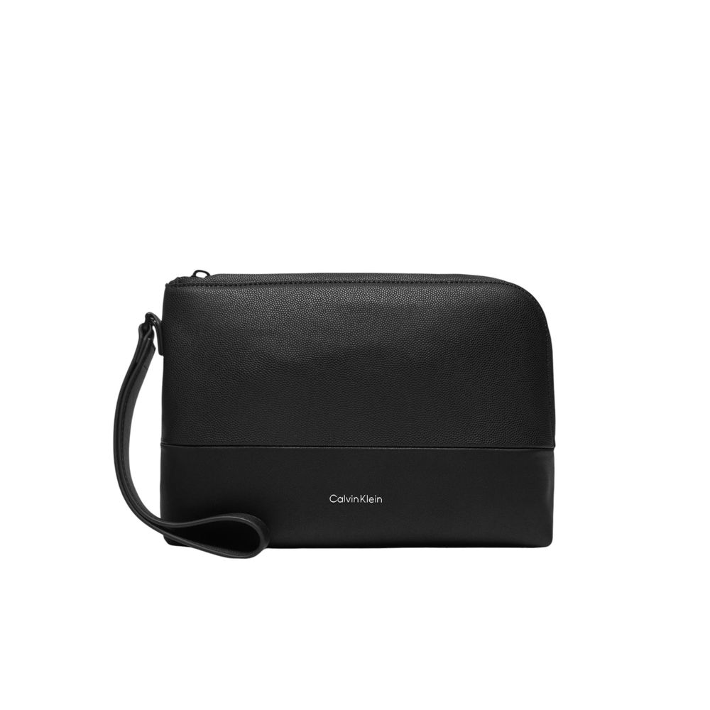 Calvin Klein Black Recycled Polyester Luggage And Travel - Luxour