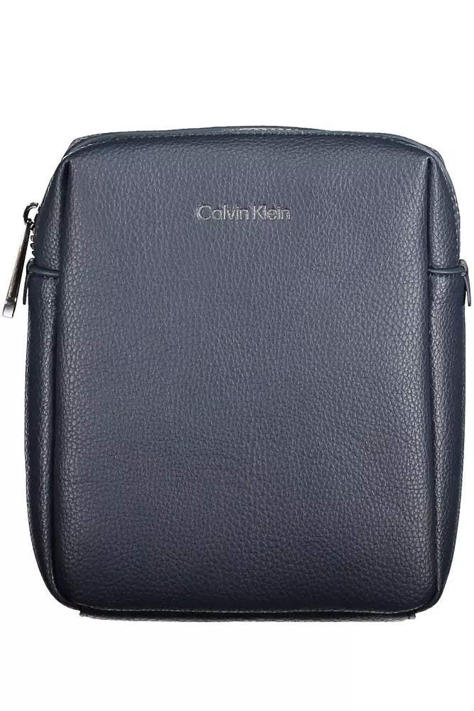 Calvin Klein Blue Polyester Men Shoulder Bag - Luxour