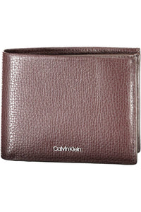 Thumbnail for Calvin Klein Brown Leather Men Wallet - Luxour