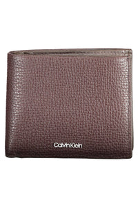 Thumbnail for Calvin Klein Brown Leather Men Wallet - Luxour