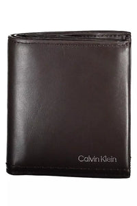 Thumbnail for Luxour, Calvin Klein Brown Leather Men Wallet, 