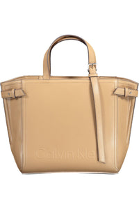 Thumbnail for Calvin Klein Brown Polyester Women Handbag - Luxour