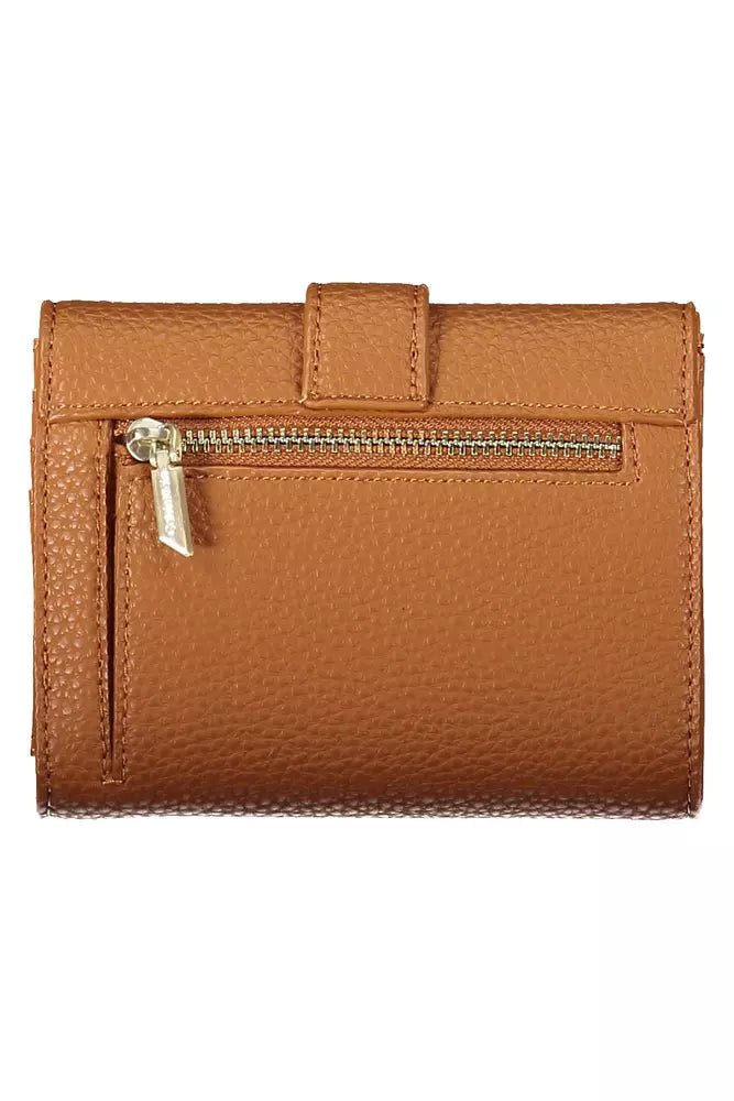 Calvin Klein Brown Polyester Women Wallet - Luxour